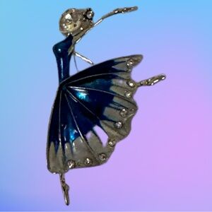 Brooches - Ballet Dancer in Blue